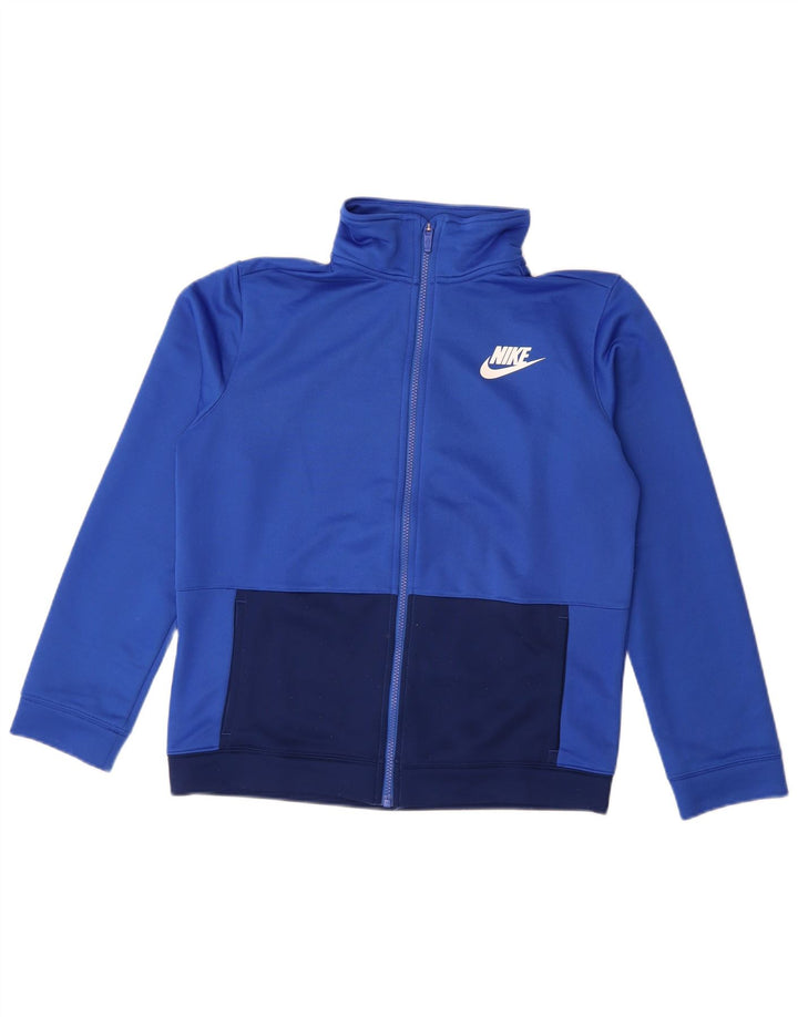 Nike Boys Trenirka Gornja jakna 13-14 godina XL plava poliesterska boja