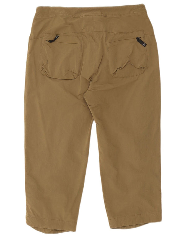 Jack Wolfskin ženske kapri hlače za planinarenje UK 8/10 male W28 L18 kaki