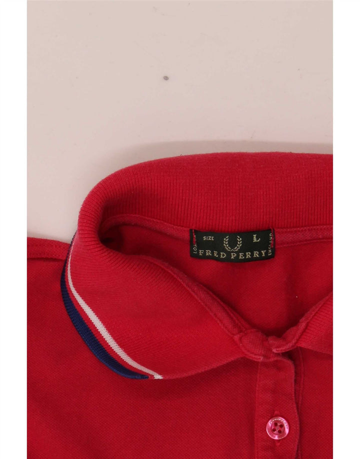 Fred Perry ženska polo majica UK 14 velika crvena
