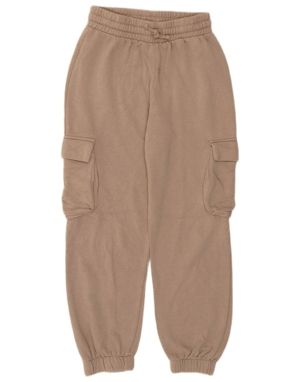 Zara ženska trenirka hlače Joggers UK 8 Small Beige Cotton