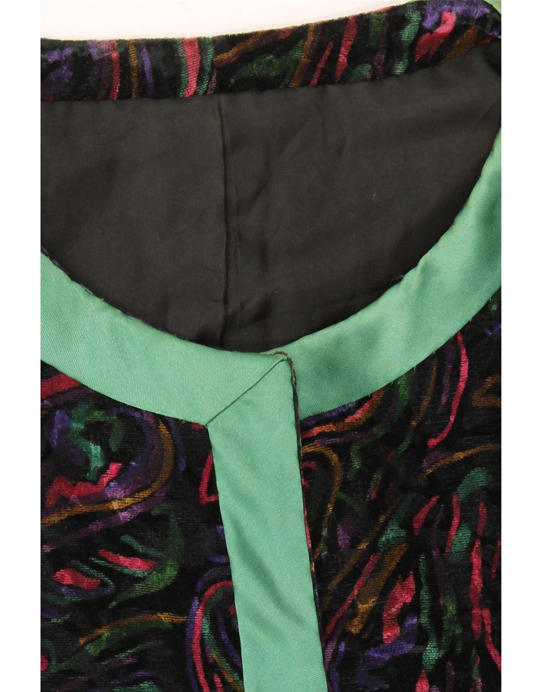 VINTAGE Ženska dvodijelna suknja s 1 gumbom UK 12 Srednje W32 Raznobojna