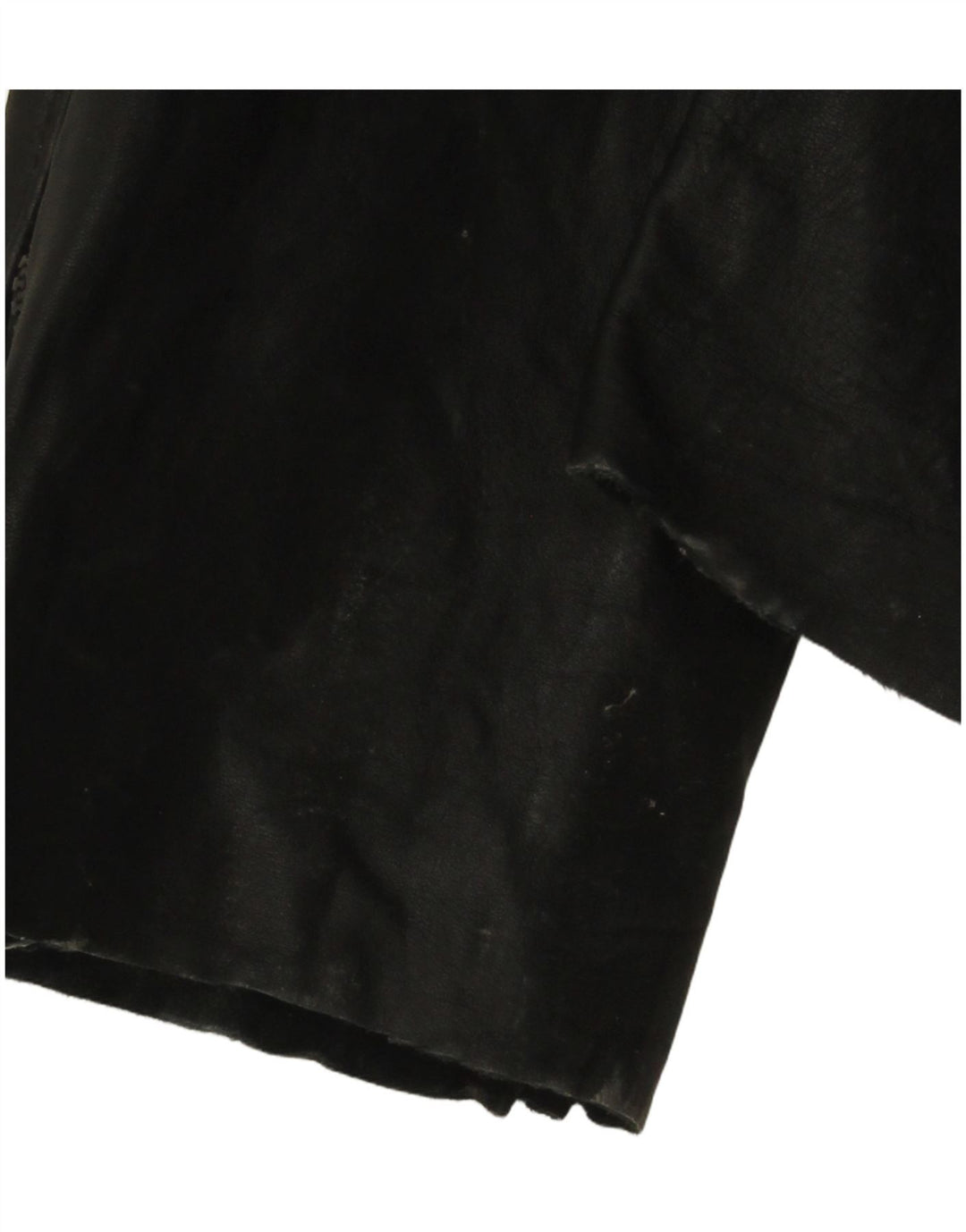 VINTAGE ženski kožni kombinezon bez rukava UK 12 Srednja crna koža