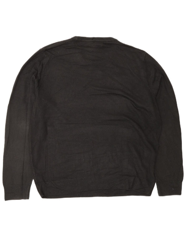 MARKS & SPENCER Muški pulover s okruglim izrezom XL crni akril