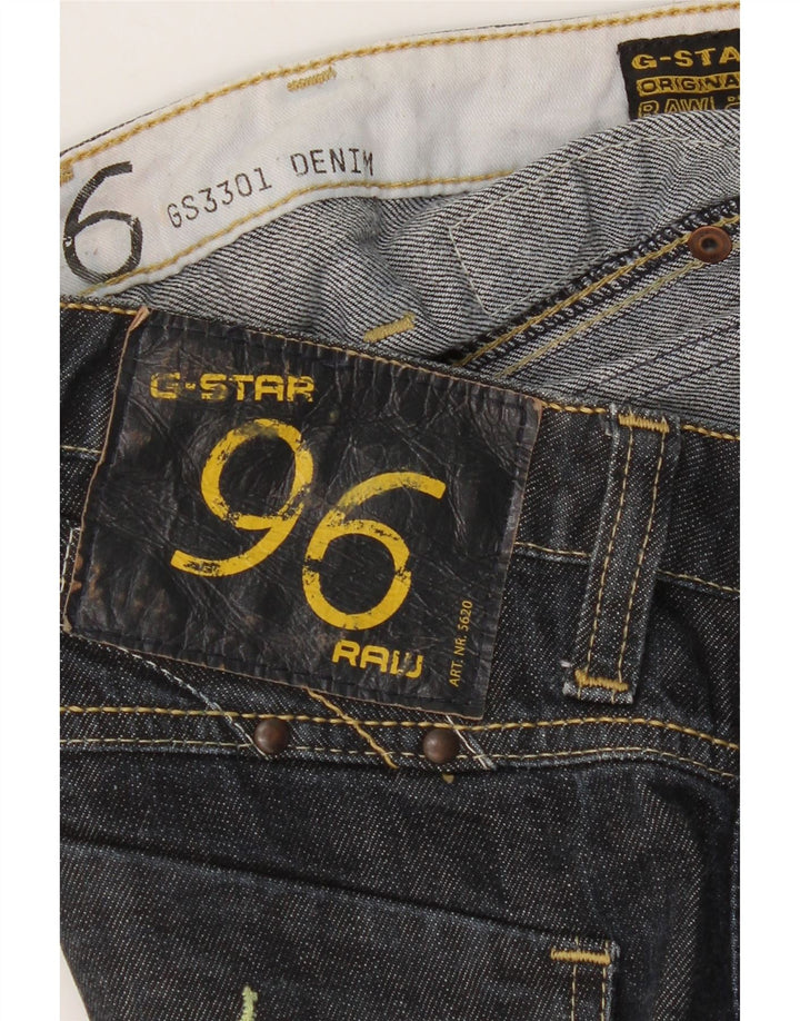 G-Star Ženske 3301 Graphic Slim Jeans W30 L29 Plave