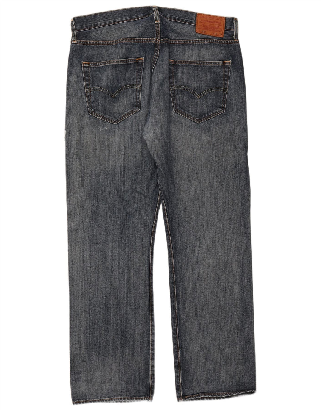 Levi's muške 501 ravne traperice W36 L30 plavi pamuk