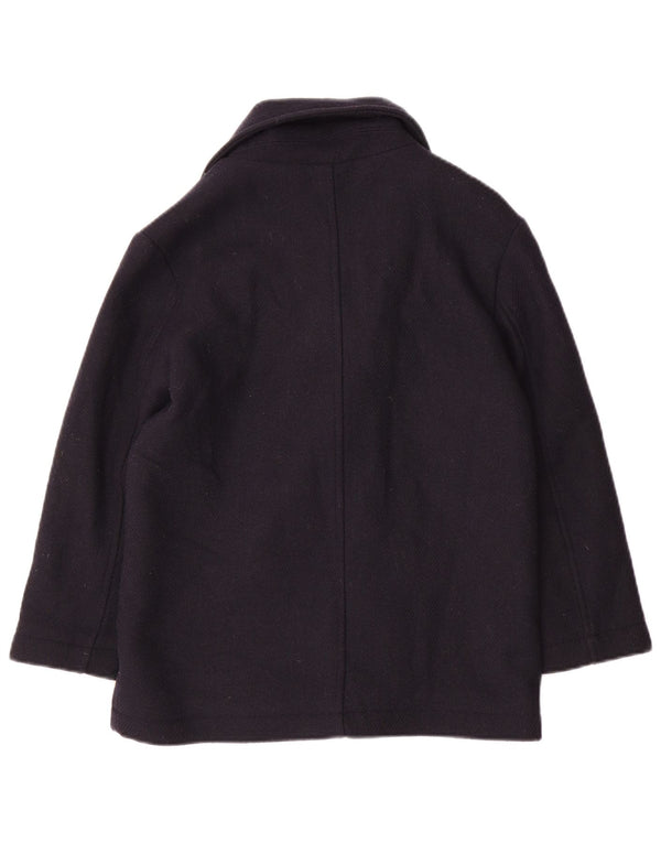 Zara Boys Pea coat 9-10 Years Mornarsko plava vuna