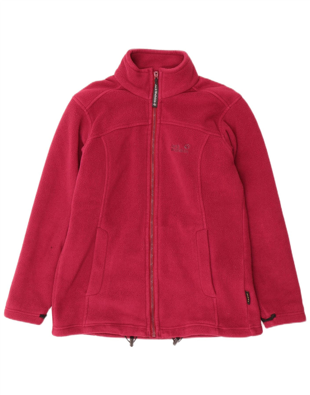 JACK WOLFSKIN Ženska jakna od flisa UK 16, veliki ružičasti poliester