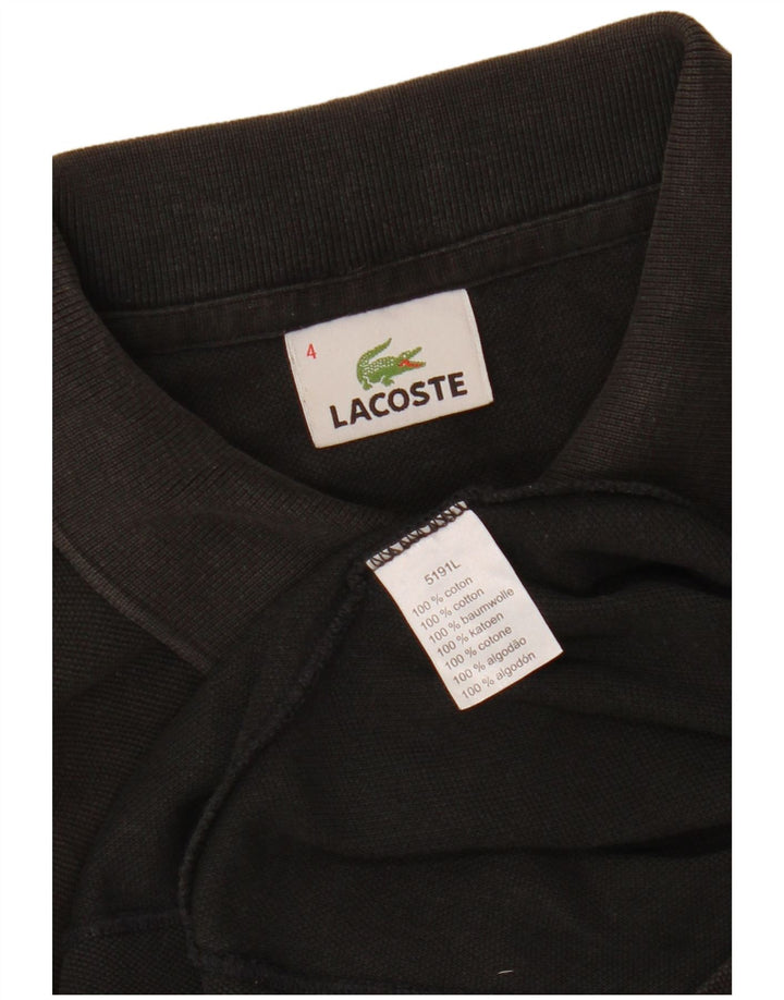 Lacoste muška polo majica veličine 4, srednje crni pamuk