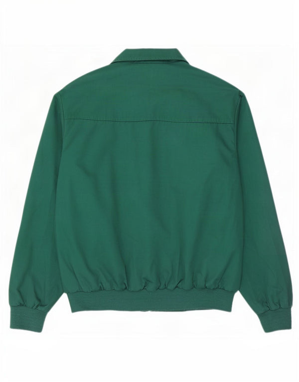 Vintage muška bomber jakna UK 40 veliki zeleni poliester