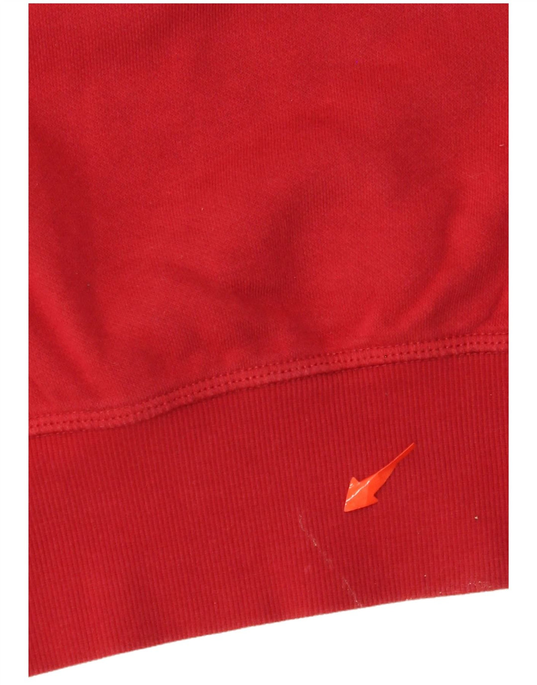 CHAMPION Womens Crop Graphic Sweatshirt Jumper UK 14 Medium Red
