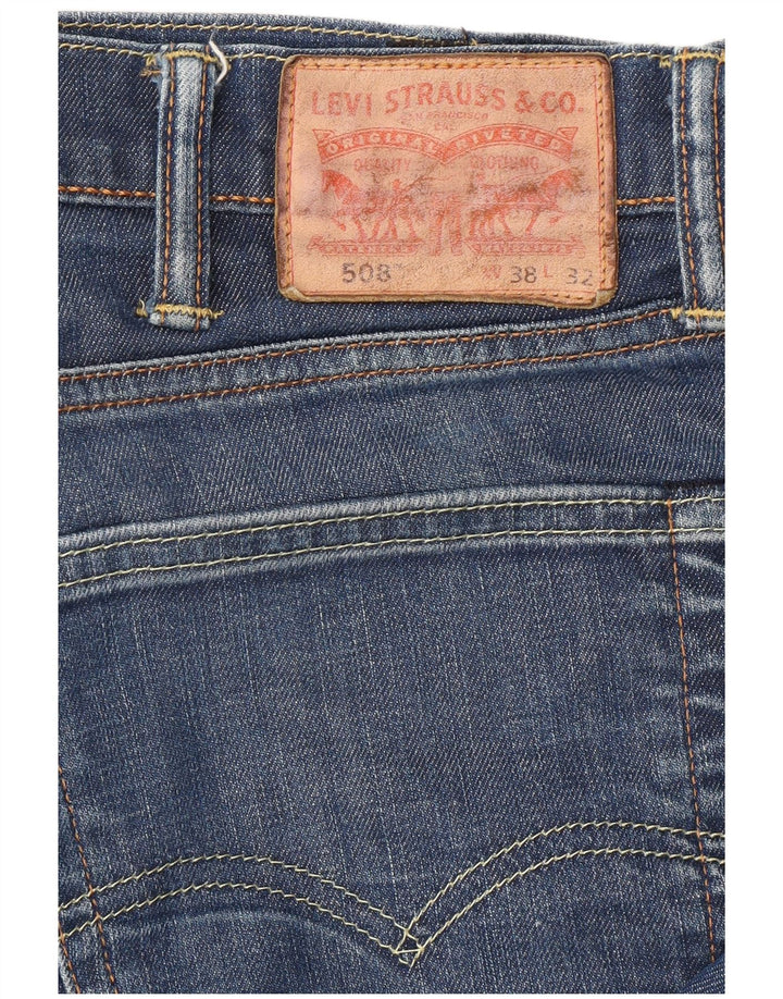 LEVI'S muške 508 sužene traperice W38 L32 plavi pamuk