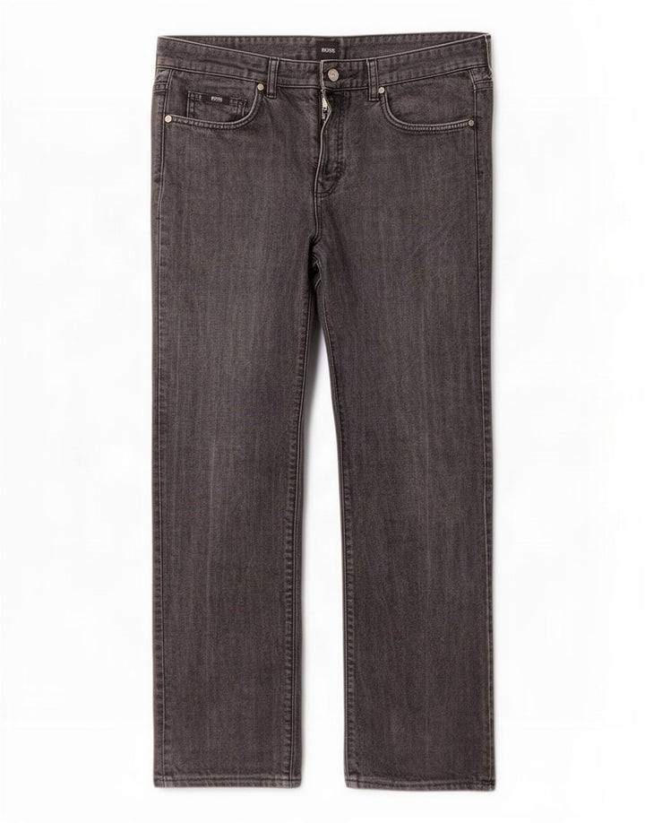 Muške ravne traperice Hugo Boss W36 L30 sive