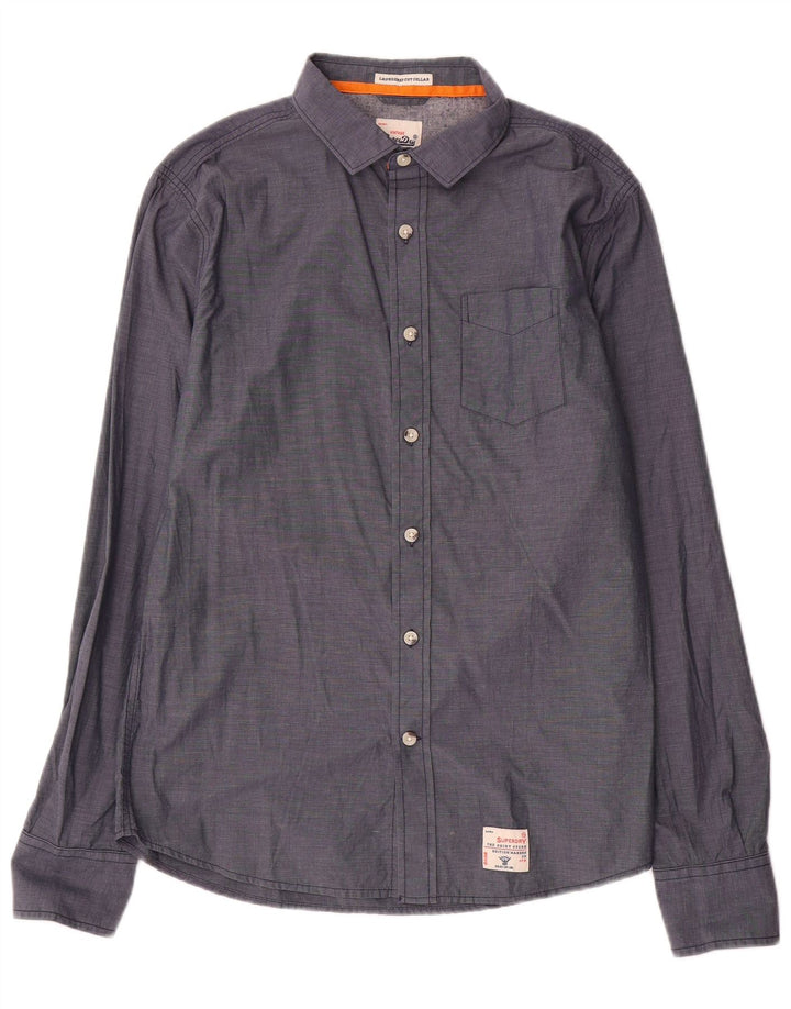 Superdry muška košulja XL tamnoplavi pamuk