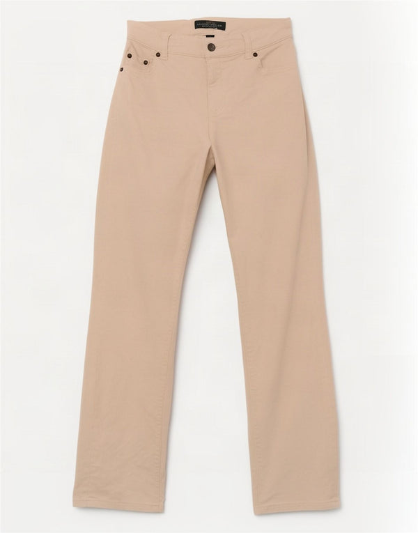 Ralph Lauren ženske ravne hlače od samta US 0 XS W28 L31 sivobijele