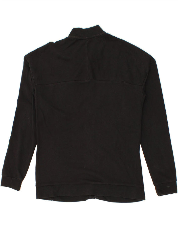 DIADORA Mens Tracksuit Top Jacket Medium Black Cotton Vintage Diadora and Second-Hand Diadora from Messina Hembry 