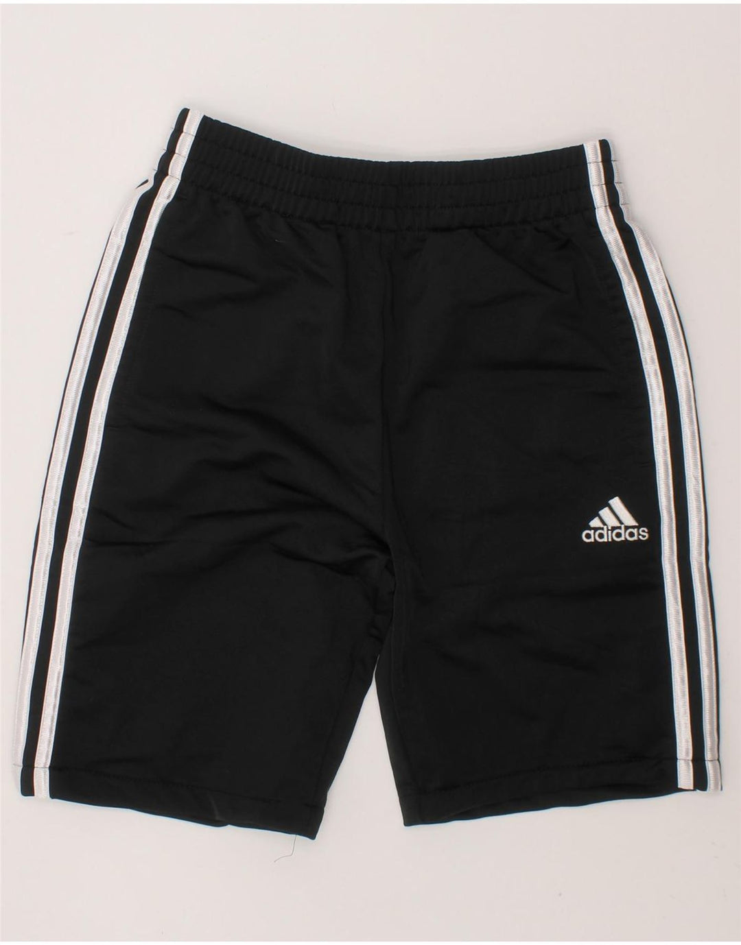 ADIDAS Boys Sport Shorts 10-11 Years Medium  Black Polyester Vintage Adidas and Second-Hand Adidas from Messina Hembry 