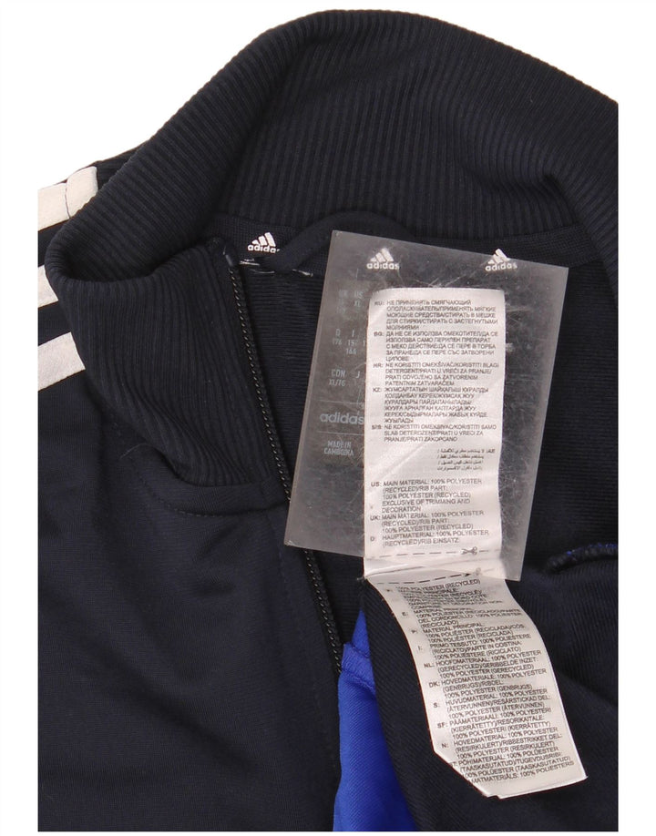 ADIDAS Boys Aeroready Gornja jakna trenirke 15-16 godina tamnoplava