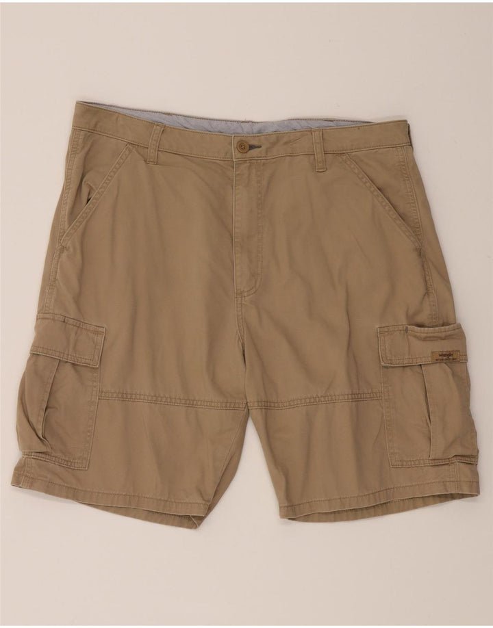 WRANGLER Mens Cargo Shorts W36 Large  Beige Cotton Vintage Wrangler and Second-Hand Wrangler from Messina Hembry 