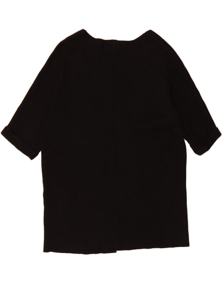 WHISTLE Womens Oversized Longline Cardigan Sweater UK 10 Small Black Vintage Whistle and Second-Hand Whistle from Messina Hembry 