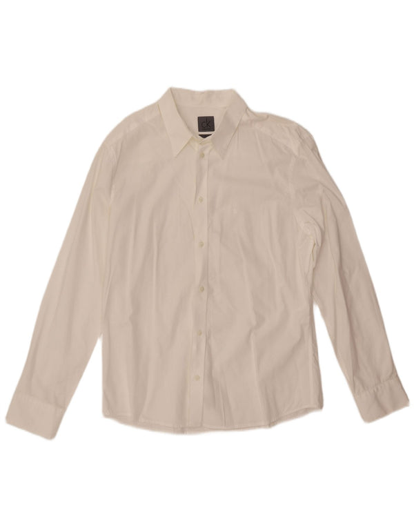 CALVIN KLEIN muška uska košulja XL bijela