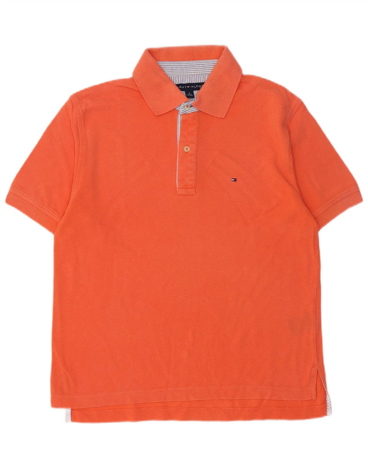 TOMMY HILFIGER Muška polo majica Srednje narančasta pamuk