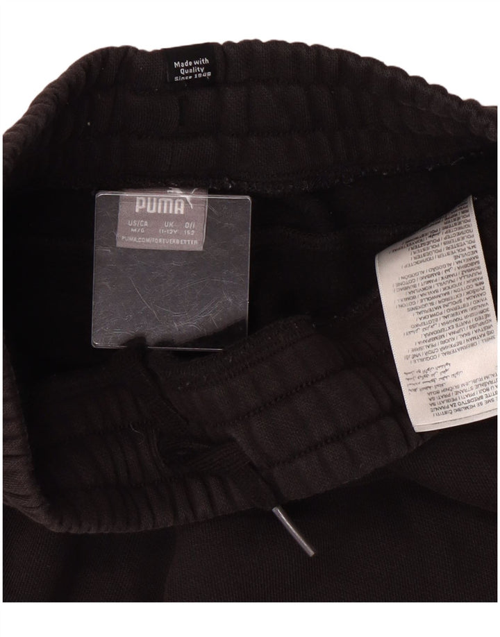 Puma Boys Trenirka Hlače Joggers 11-12 Years Black Pamuk