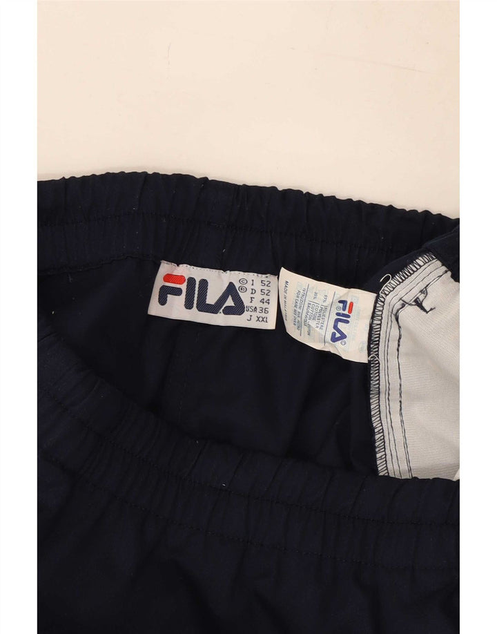 Fila muške sportske kratke hlače velike tamnoplave poliesterske boje