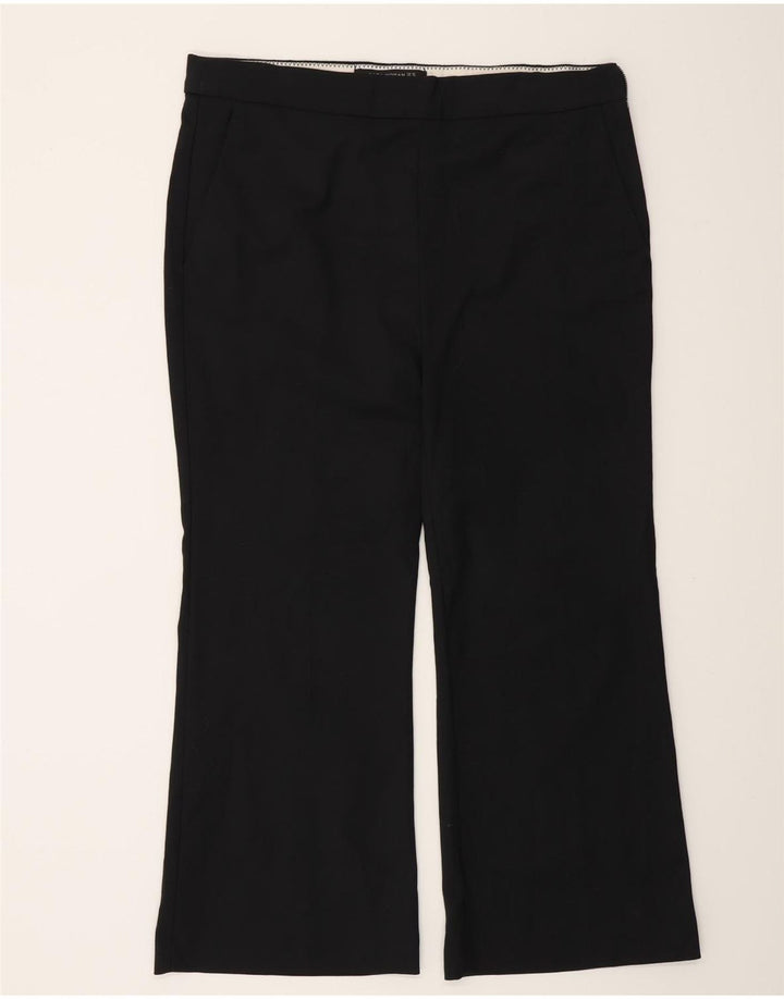Zara ženske chino hlače s bootcut IT 42 Large W32 L26 crne