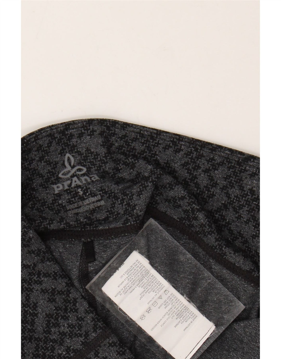 PRANA ženske tajice UK 8 Male sive geometrijske najlonske hlače