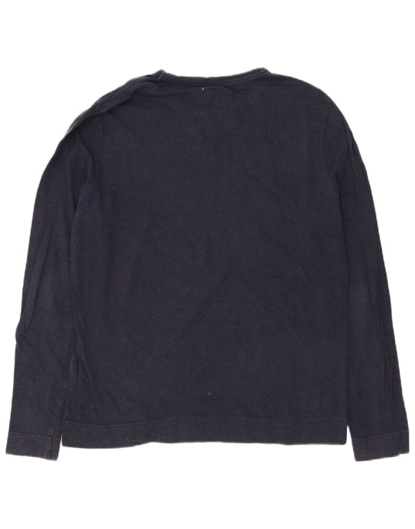 Musto Mens Graphic Sweatshirt Jumper Large Navy Blue Cotton