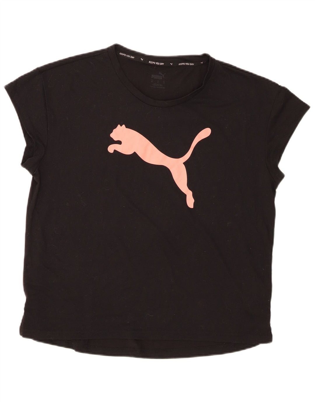 Puma ženska majica kratkih rukava s grafičkim motivima UK 14 srednje crni poliester
