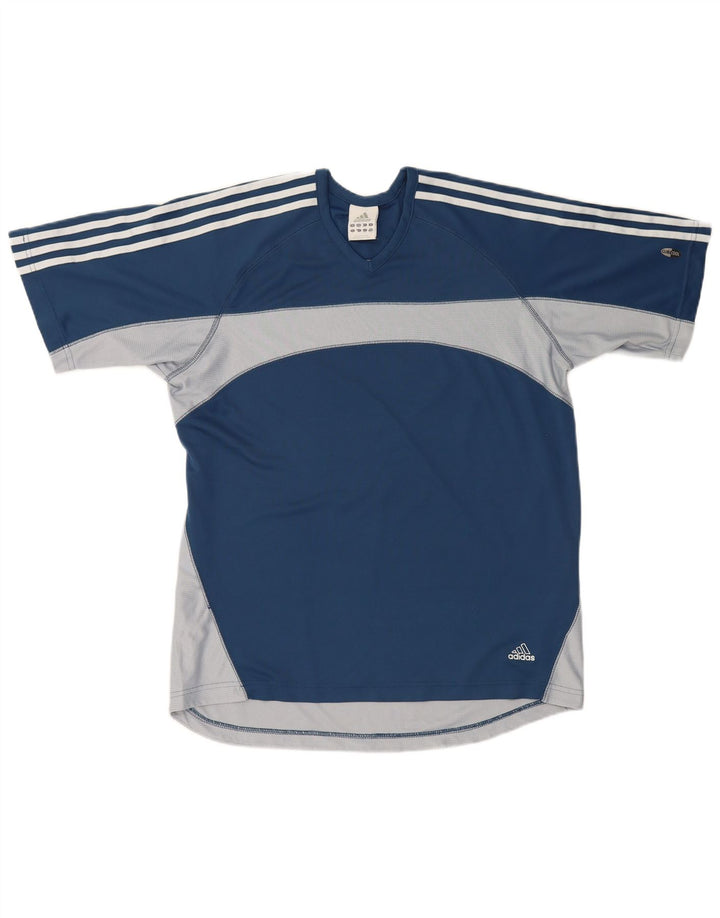 Adidas muška majica kratkih rukava Climacool velika tamnoplava poliesterska boja