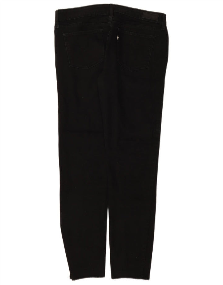 Levi's uske traperice s blagim zaobljenim rubovima W28 L28 crne