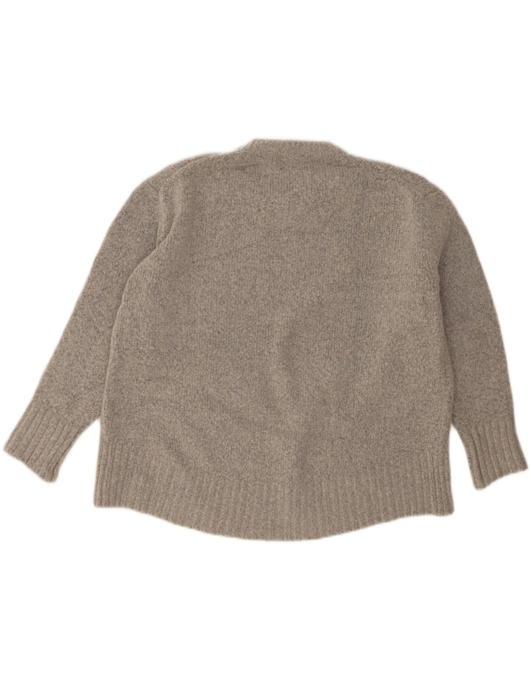 Zara ženski pulover s okruglim izrezom UK 10 Small Gray