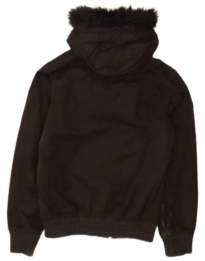 Superdry muška bomber jakna s kapuljačom UK 38 srednje crna