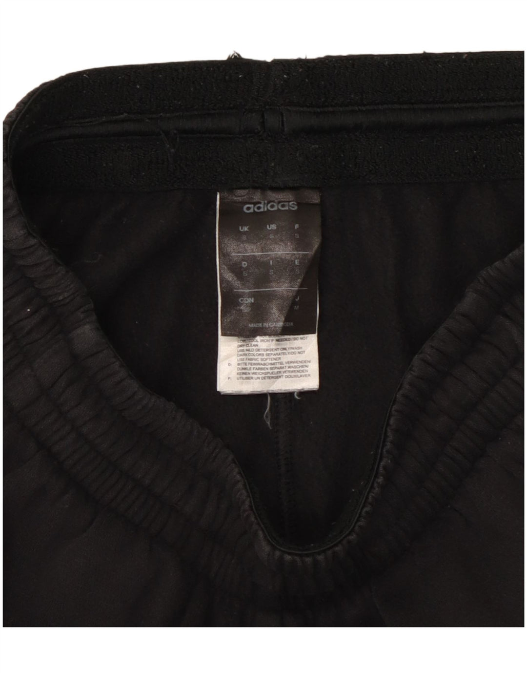 ADIDAS Ženske trenirke Hlače UK 8 Male crne pamučne