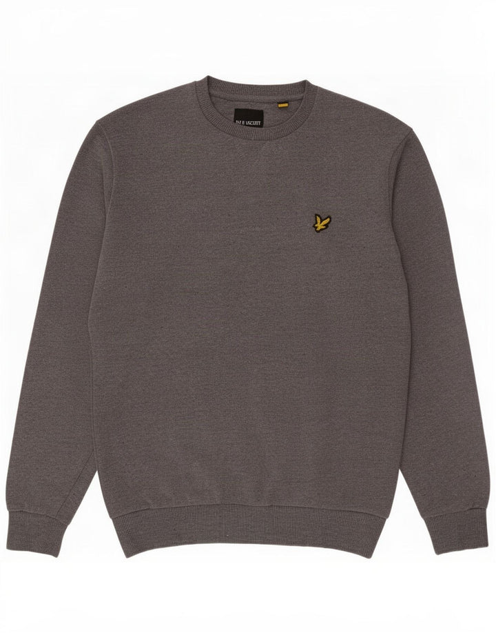Lyle & Scott muška trenirka srednje sivi pamuk