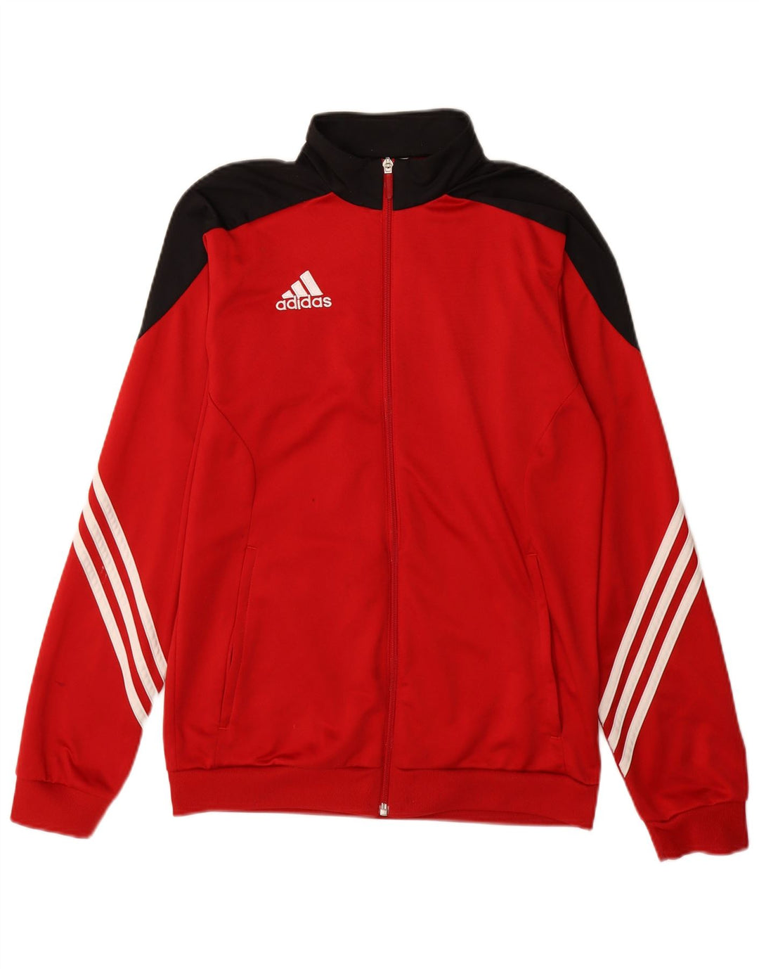 Adidas muška gornja jakna od trenirke, mali crveni poliester