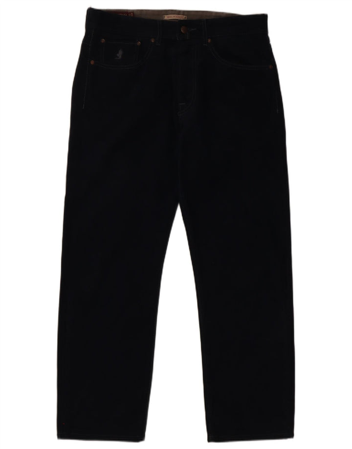 MARLBORO CLASSICS muške ležerne hlače regularnog kroja W32 L28 tamnoplave