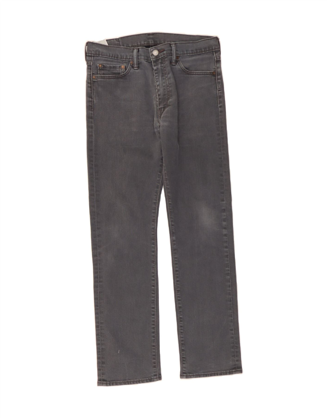 LEVI'S Womens Straight Jeans W33 L32 Grey Cotton Vintage Levi's and Second-Hand Levi's from Messina Hembry 