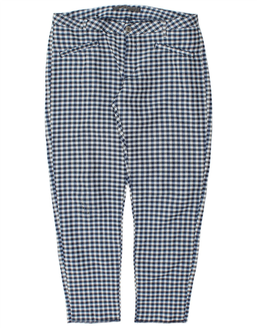 GUESS Ženske kratke ležerne hlače W29 L25 Plavi gingham