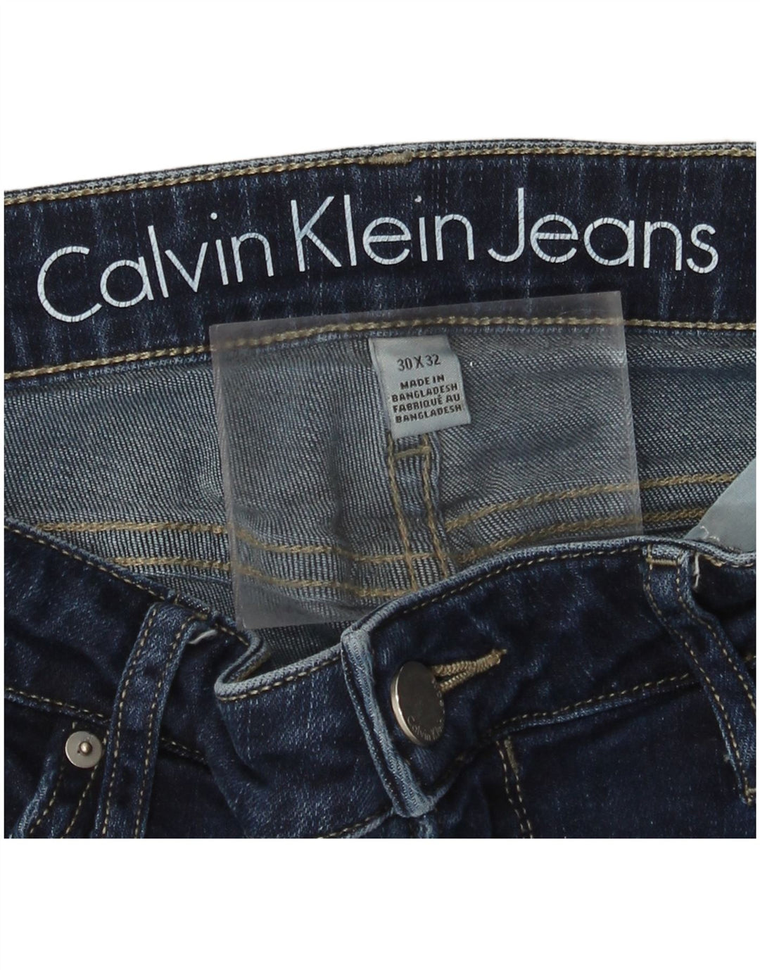 Calvin Klein ženske ravne traperice W30 L32 tamnoplave