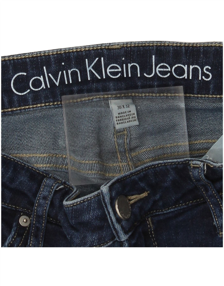 Calvin Klein ženske ravne traperice W30 L32 tamnoplave