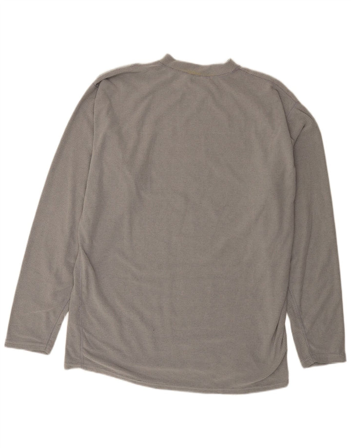 The North Face muška majica dugih rukava 2XL sivi poliester