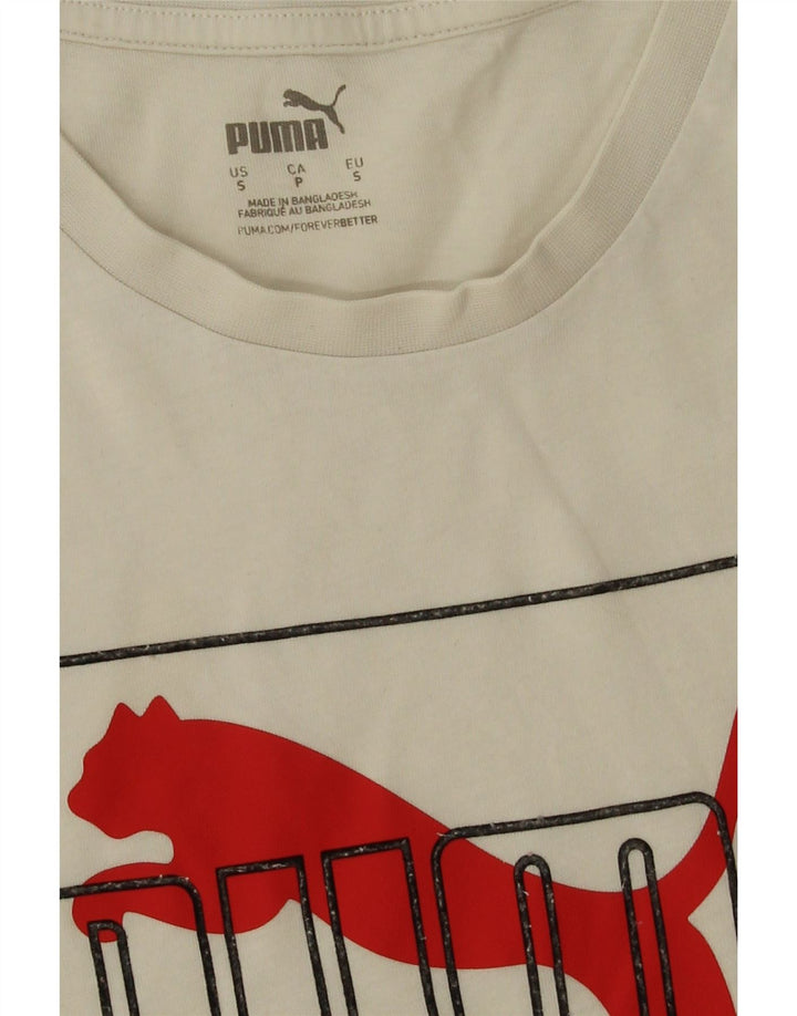 Puma muška majica kratkih rukava s grafičkim motivima, mali bijeli pamuk