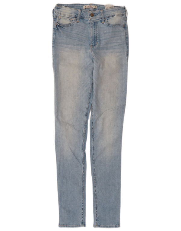 Hollister ženske uske traperice US 3 XS W26 L31 plavi pamuk