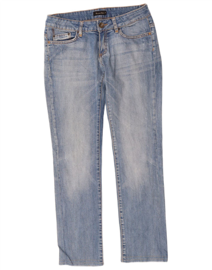 MASSIMO DUTTI Ženske uske traperice EU 38 Male W28 L29 Plavi pamuk