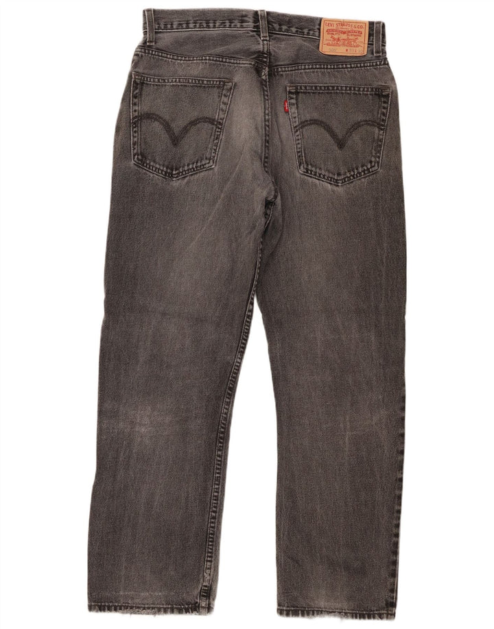 Levi's muške 505 ravne traperice regularnog kroja W33 L30 sivi pamuk
