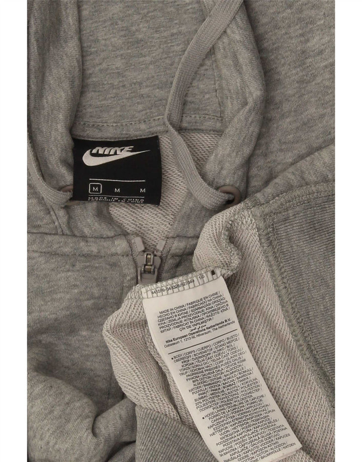 Nike muški pulover s kapuljačom na patentni zatvarač, srednje sivi flekasti pamuk