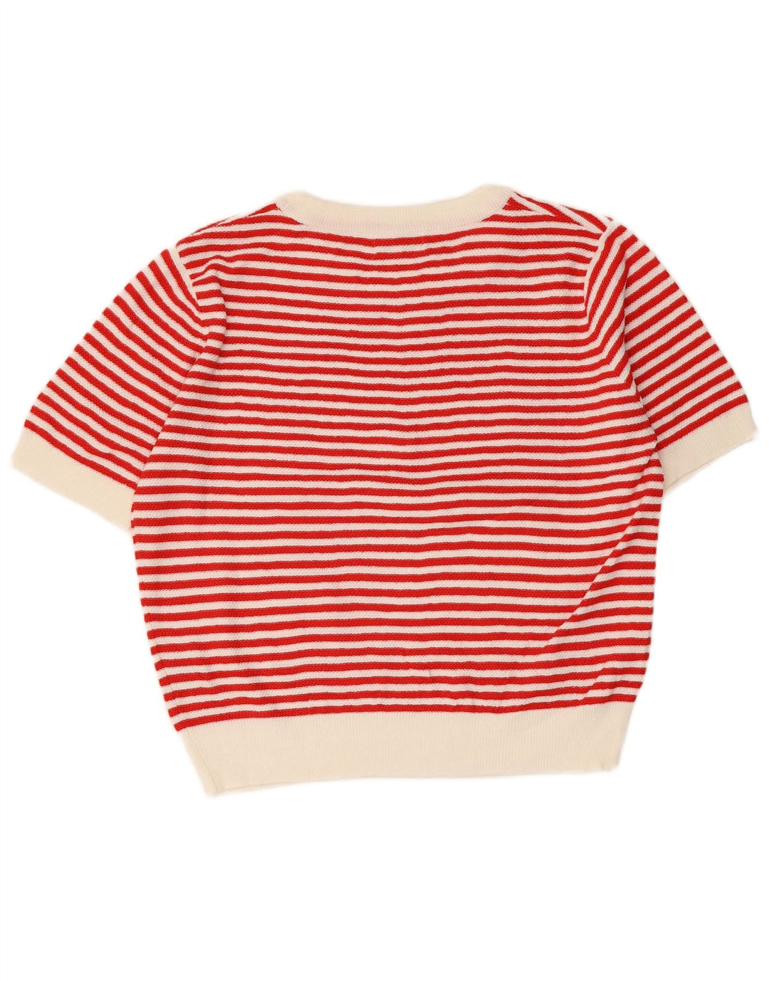 PEPALOVES Ženski pulover s okruglim izrezom UK 14 srednje crvene pruge